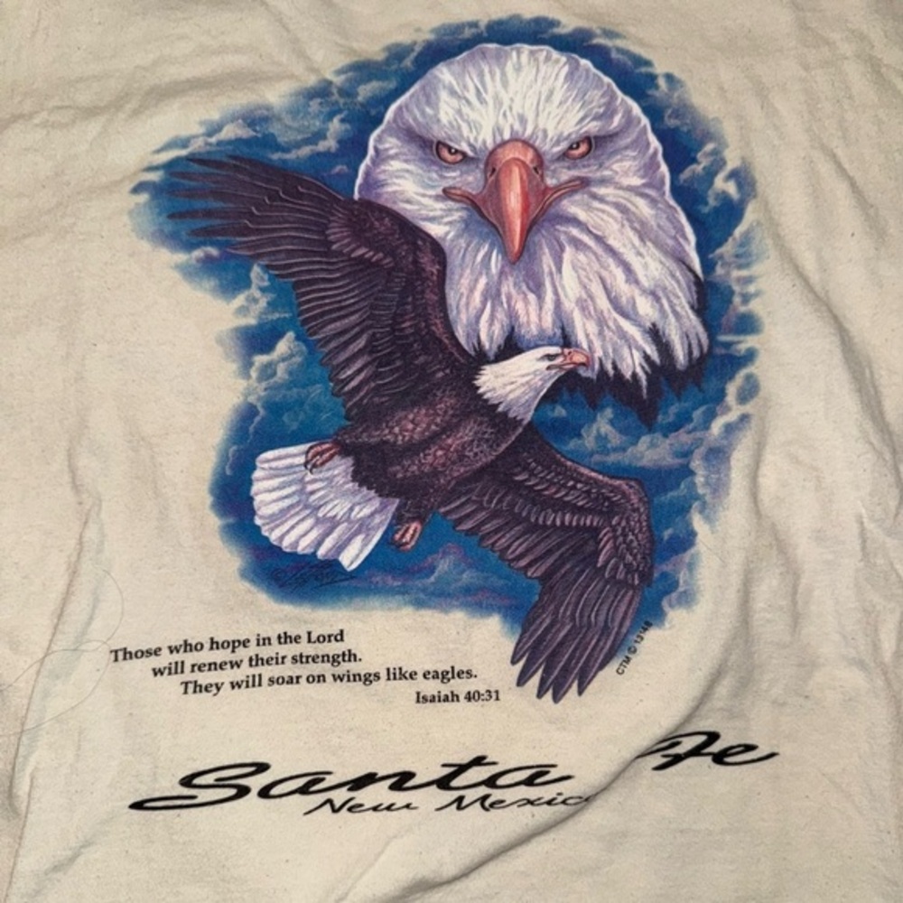 90s‎ Bald Eagle USA Santa Fe New Mexico t shirt